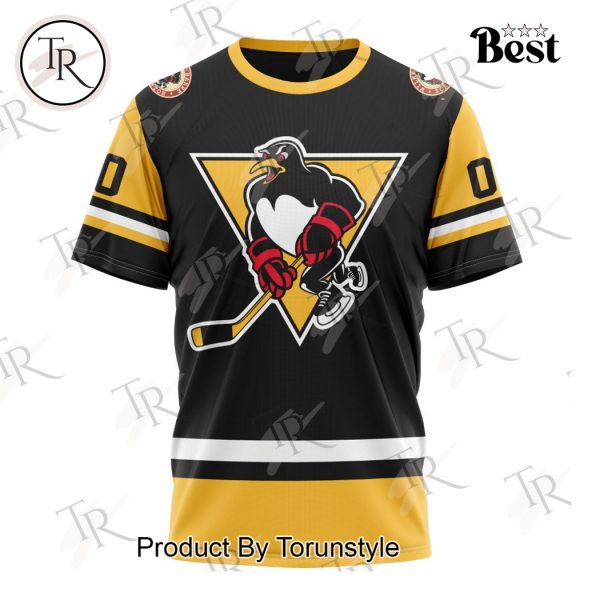 AHL Wilkes-Barre Scranton Penguins Personalized 2024 Home Kits Hoodie