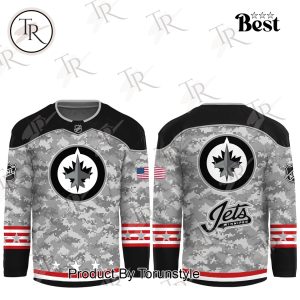 NHL Winnipeg Jets Arctic Camo 2024 Salute to Service Club Hockey Jersey