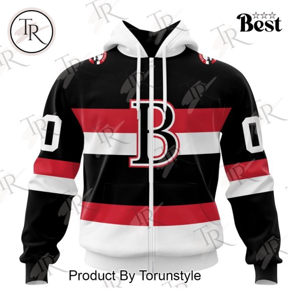 AHL Belleville Senators Personalized 2024 Home Kits Hoodie