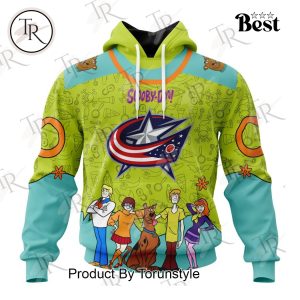 NHL Columbus Blue Jackets Special Scooby Doo Design Hoodie