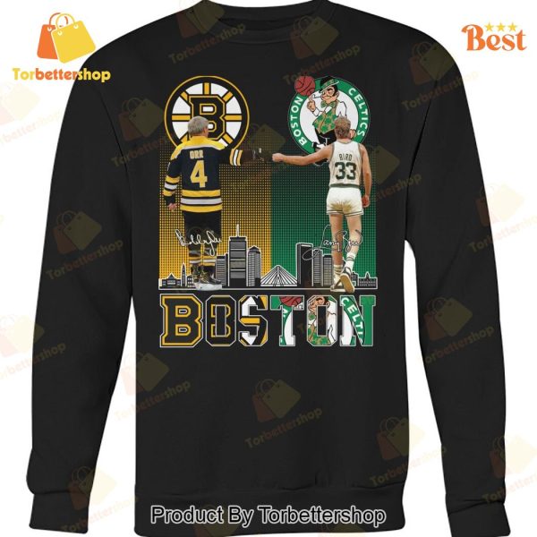 Boston Bruins x Boston Celtics Signature Unisex T-Shirt