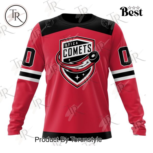 AHL Utica Comets Personalized 2024 Home Kits Hoodie