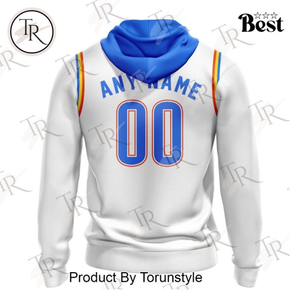 NBA Oklahoma City Thunder Personalized 2025 Association Kits Hoodie