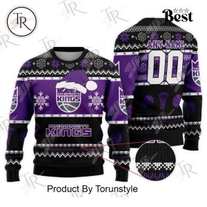 NBA Sacramento Kings Special Christmas Ugly Sweater Design