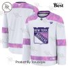 NHL Ottawa Senators 2024 Hockey Fights Cancer Practice Jersey – White