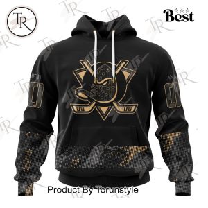 NHL Anaheim Ducks Personalized Military Appreciation Design Hoodie