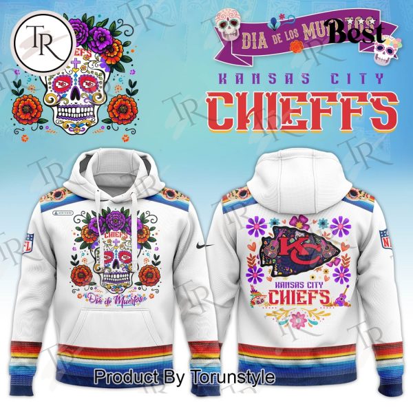 Dia De Los Muertos Kansas City Chiefs 2024 Pullover Hoodie, Longpants, Cap