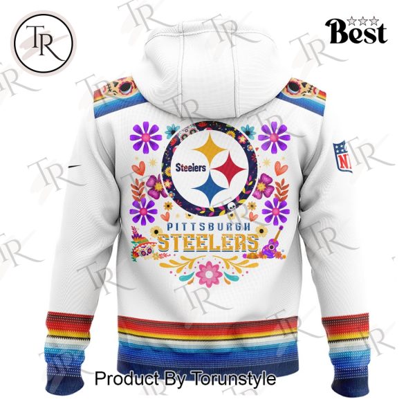 Dia De Los Muertos Pittsbursh Steelers 2024 Pullover Hoodie, Longpants, Cap