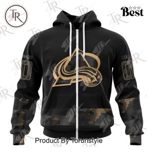 NHL Colorado Avalanche Personalized Military Appreciation Design Hoodie