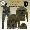 Iowa Hawkeyes Camo 2024 Salute to Service Combo Hoodie, Longpants, Cap