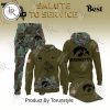 Indiana Hoosiers Camo 2024 Salute to Service Combo Hoodie, Longpants, Cap