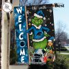 NFL Chicago Bears Football Grinch Welcome Christmas Garden Flag – Custom Name