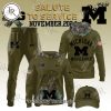 Michigan State Spartans Camo 2024 Salute to Service Combo Hoodie, Longpants, Cap