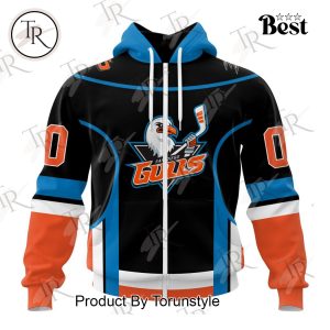 AHL San Diego Gulls Personalized 2024 Home Kits Hoodie