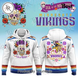 Dia De Los Muertos Minnesota Vikings 2024 Pullover Hoodie, Longpants, Cap