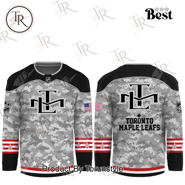 NHL Toronto Maple Leafs Arctic Camo 2024 Salute to Service Club Hockey Jersey