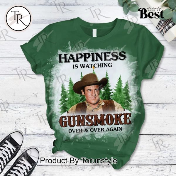 Happiness Is Watching Gunsmoke Over And Over Again Pajamas Set