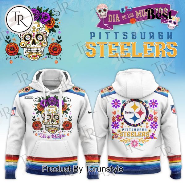 Dia De Los Muertos Pittsbursh Steelers 2024 Pullover Hoodie, Longpants, Cap