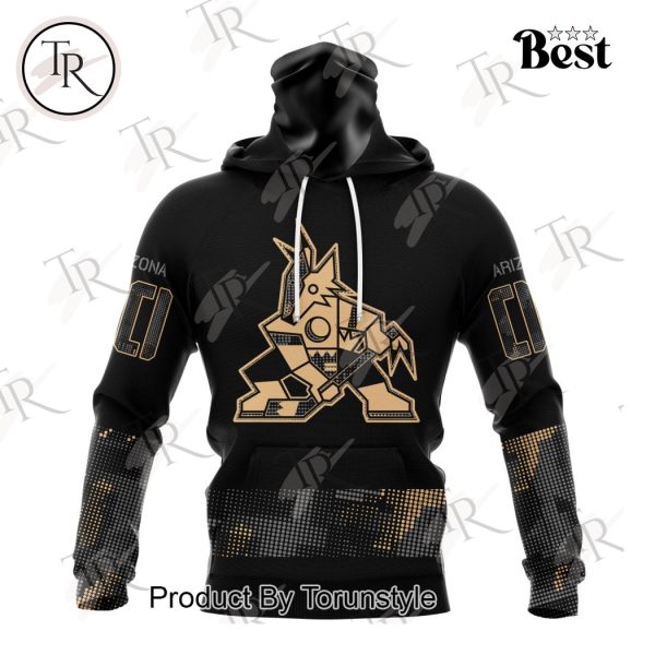 NHL Arizona Coyotes Personalized Military Appreciation Design Hoodie