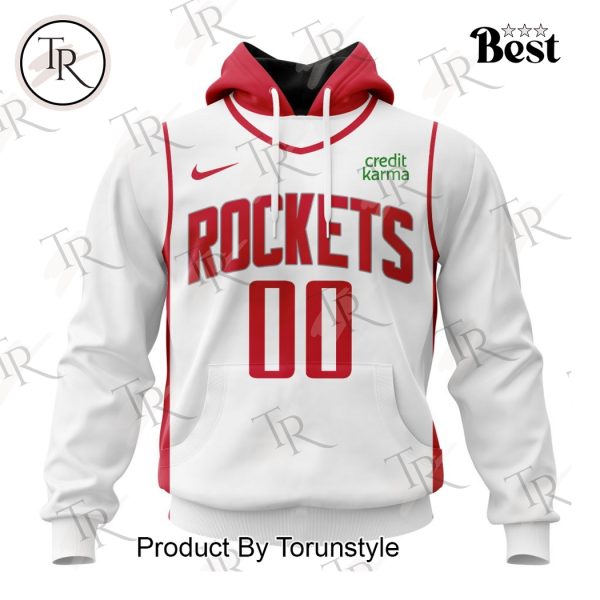 NBA Houston Rockets Personalized 2025 Association Kits Hoodie