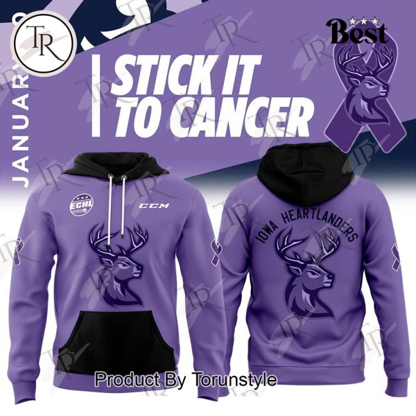 Iowa Heartlanders x Sick it to Cancer Hoodie 2024