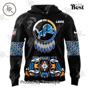 Detroit Lions 2024 Native American Heritage Month Hoodie