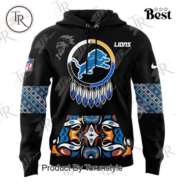 Detroit Lions 2024 Native American Heritage Month Hoodie