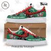 Winnie The Pooh Honey Merry Christmas Air Force 1 Sneakers