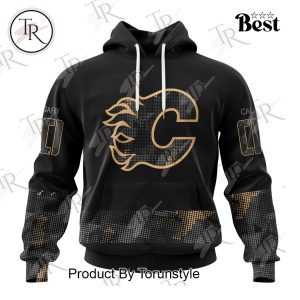 NHL Calgary Flames Personalized Military Appreciation Design Hoodie