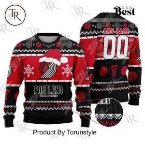 NBA Portland Trail Blazers Special Christmas Ugly Sweater Design