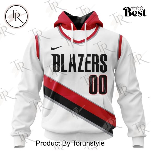 NBA Portland Trail Blazers Personalized 2025 Association Kits Hoodie