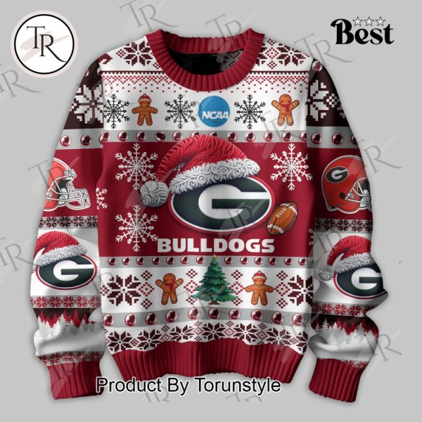 They Not Like Us Georgia Bulldogs Knitted Sweater