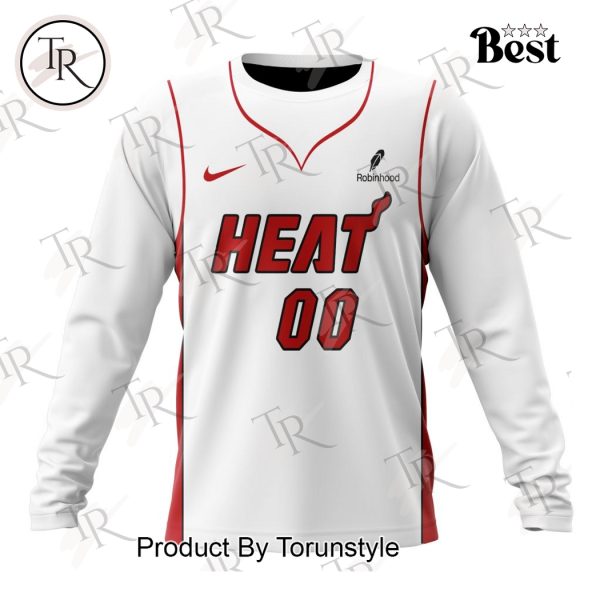 NBA Miami Heat Personalized 2025 Association Kits Hoodie