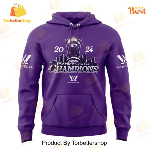 Minnesota PWHL Champions Walter Cup Hoodie