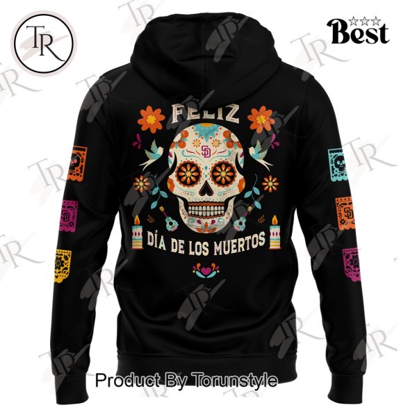 MLB San Diego Padres Feliz Dia De Los Muertos Hoodie