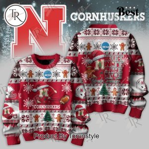 They Not Like Us Nebraska Cornhuskers Knitted Sweater