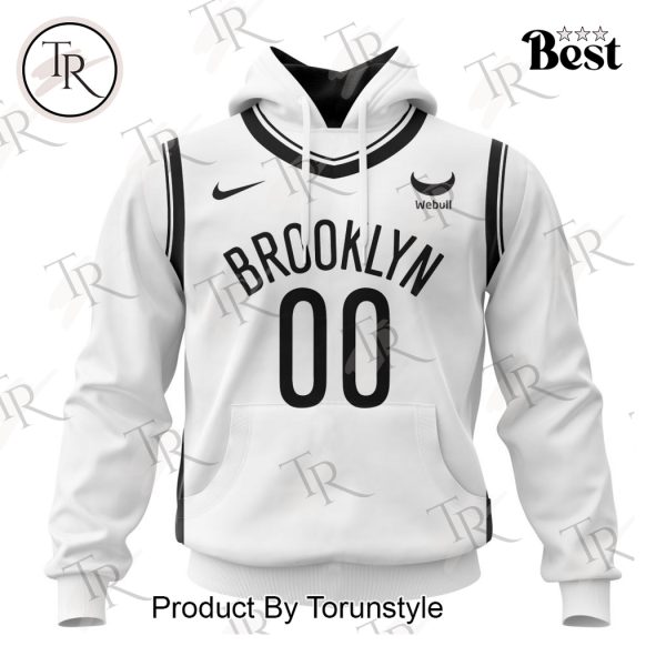 NBA Brooklyn Nets Personalized 2025 Association Kits Hoodie