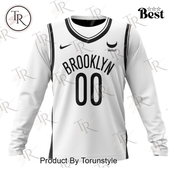 NBA Brooklyn Nets Personalized 2025 Association Kits Hoodie