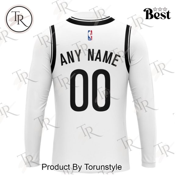 NBA Brooklyn Nets Personalized 2025 Association Kits Hoodie