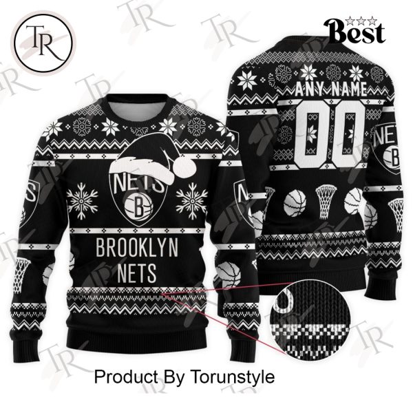 NBA Brooklyn Nets Special Christmas Ugly Sweater Design