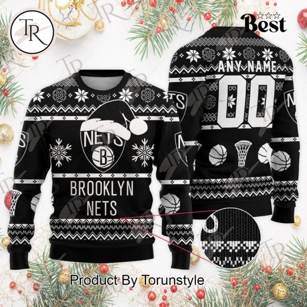 NBA Brooklyn Nets Special Christmas Ugly Sweater Design