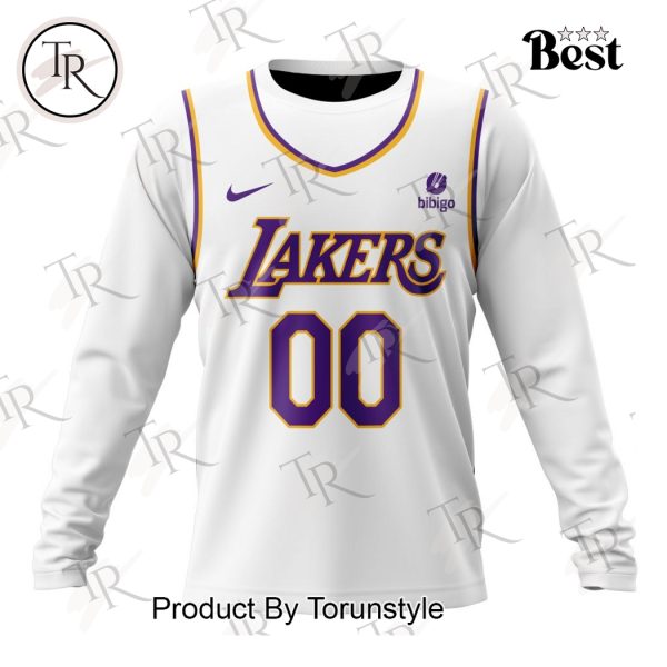 NBA Los Angeles Lakers Personalized 2025 Association Kits Hoodie