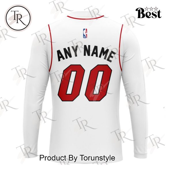 NBA Miami Heat Personalized 2025 Association Kits Hoodie