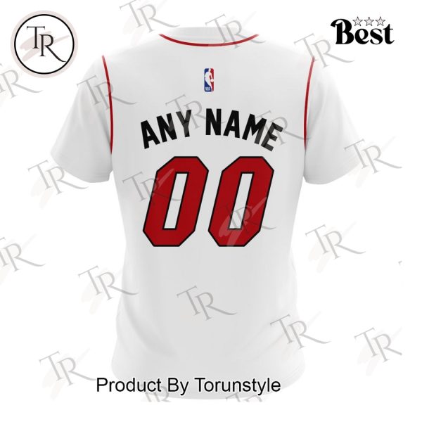 NBA Miami Heat Personalized 2025 Association Kits Hoodie