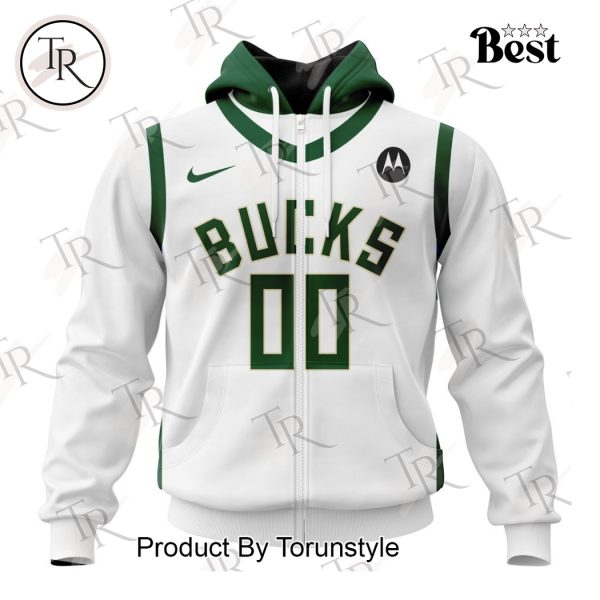 NBA Milwaukee Bucks Personalized 2025 Association Kits Hoodie