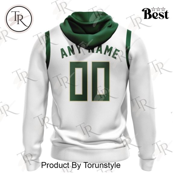 NBA Milwaukee Bucks Personalized 2025 Association Kits Hoodie