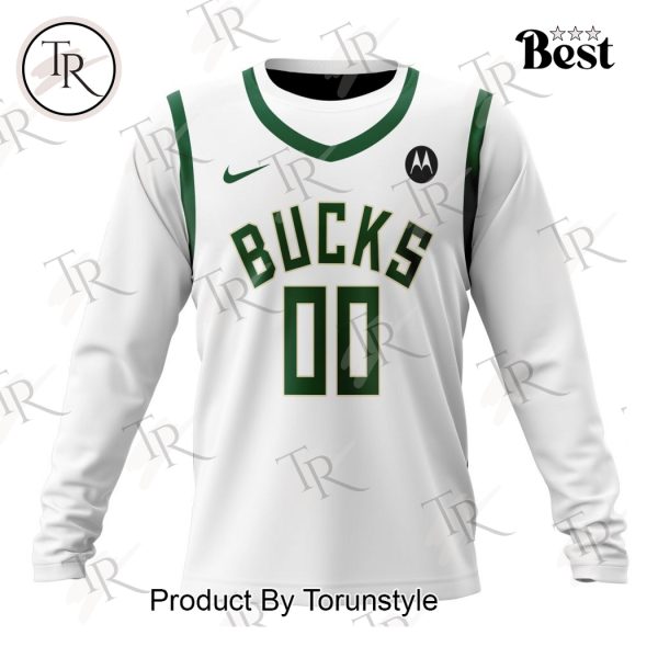 NBA Milwaukee Bucks Personalized 2025 Association Kits Hoodie