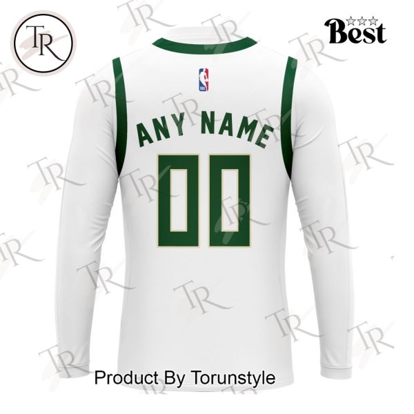 NBA Milwaukee Bucks Personalized 2025 Association Kits Hoodie