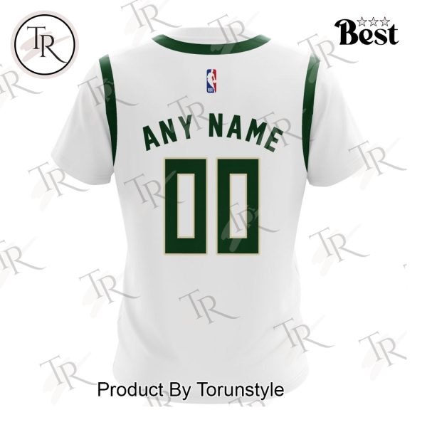 NBA Milwaukee Bucks Personalized 2025 Association Kits Hoodie