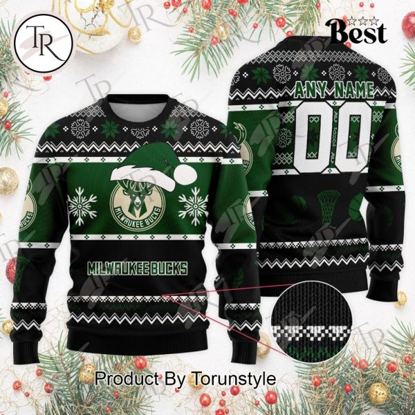 NBA Milwaukee Bucks Special Christmas Ugly Sweater Design